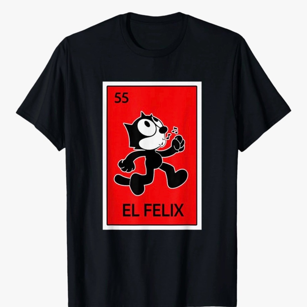 El Felix Black Graphic T-Shirt